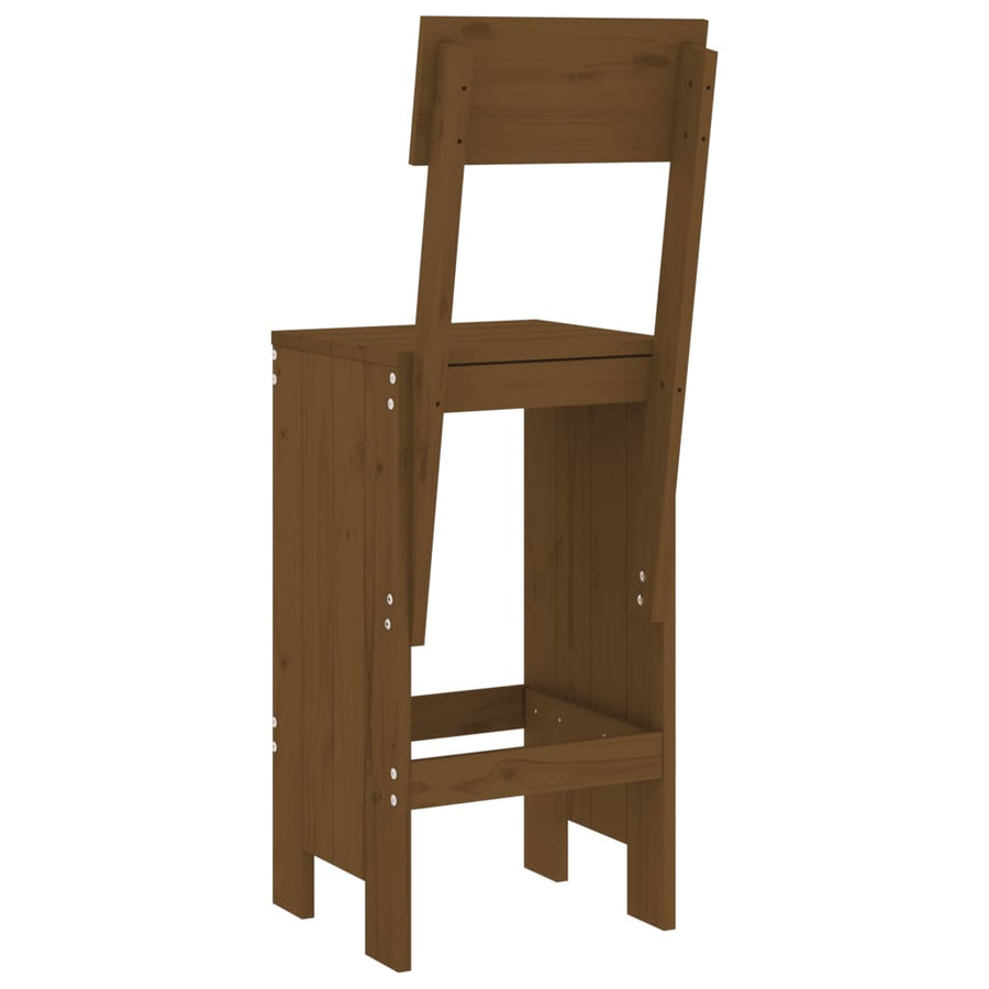 Barkrukken 40X48,5X115,5 Cm Massief Grenenhout Honingbruin 40 x 48.5 x 115.5 cm Honingbruin grenenhout