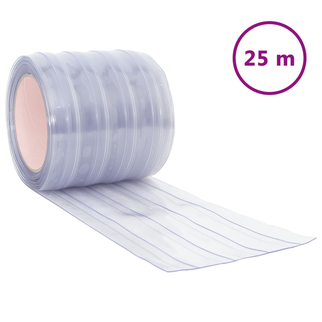 Deurgordijn 200X,6 Mm 25 M Pvc Transparant 200 x 1.6 mm (25 m) Geribbeld