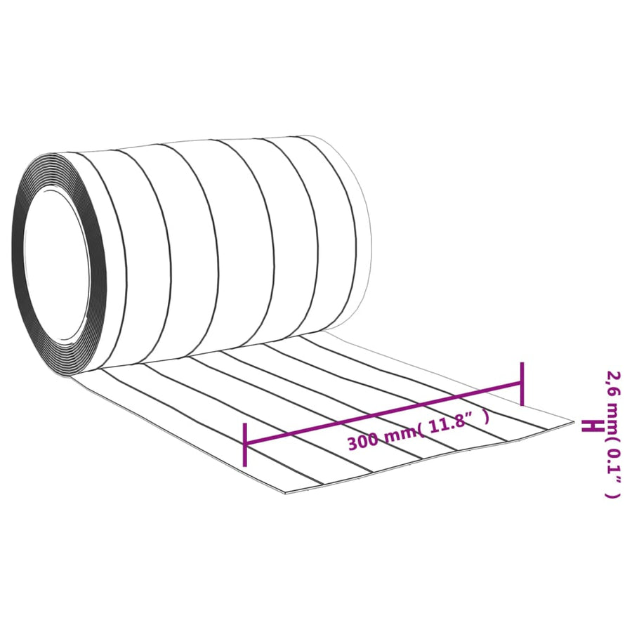 Deurgordijn 300X2,6 Mm 25 M Pvc Transparant 300 x 2.6 mm (25 m) Geribbeld