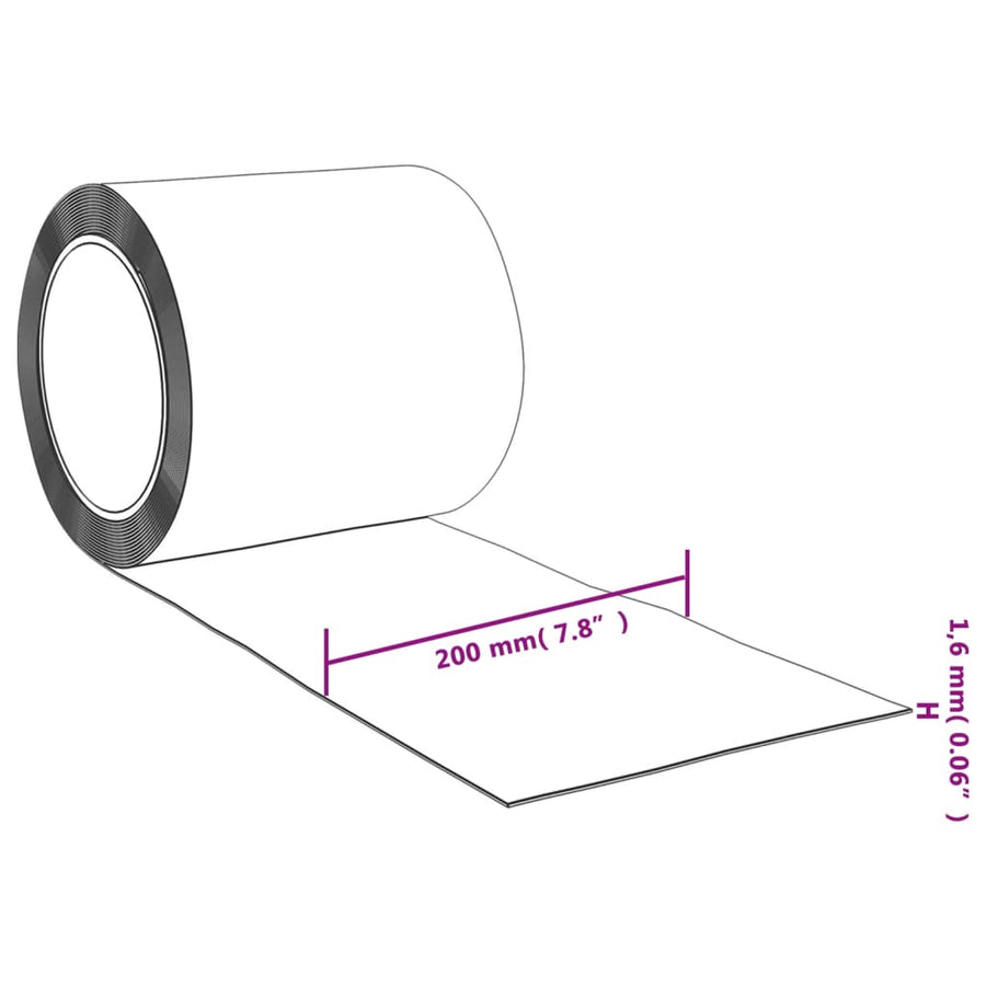 Deurgordijn 200X,6 Mm 0 M Pvc 200 x 1.6 mm (10 m) Rood