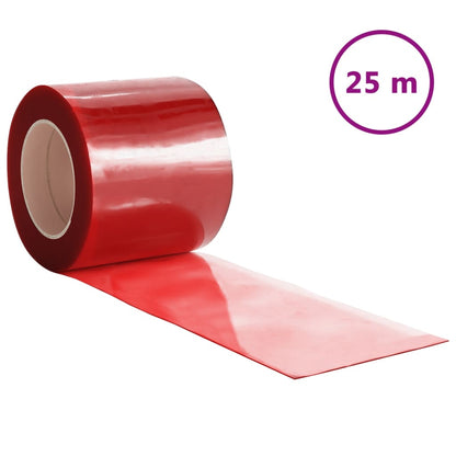 Deurgordijn 200X,6 Mm 25 M Pvc 200 x 1.6 mm (25 m) Rood