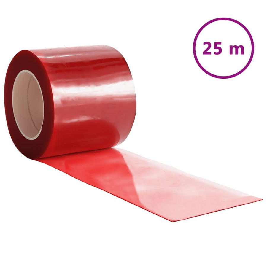 Deurgordijn 200X,6 Mm 25 M Pvc 200 x 1.6 mm (25 m) Rood