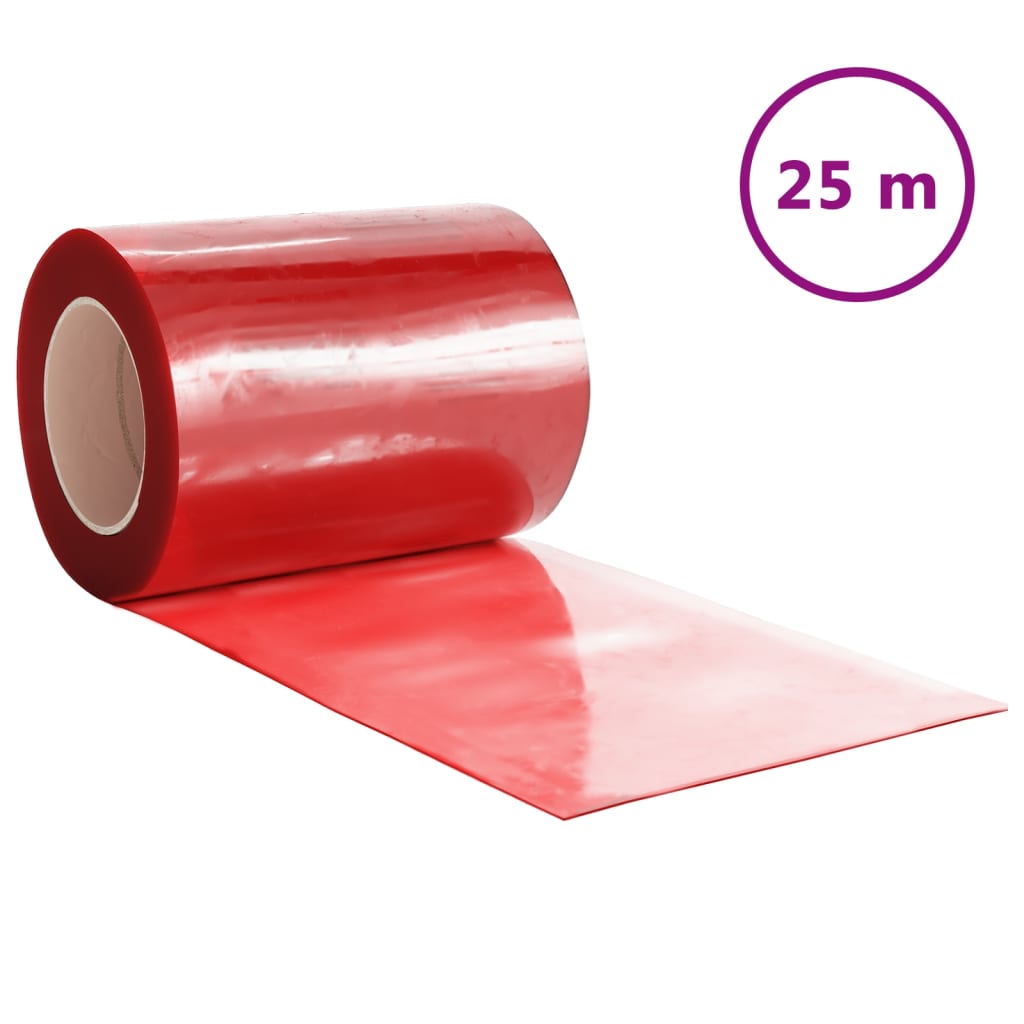 Deurgordijn 300X2,6 Mm 25 M Pvc 300 x 2.6 mm (25 m) Rood