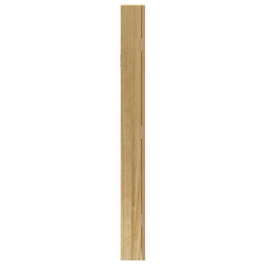 Sieradenkast Met Spiegel Wandgemonteerd 30X8,5X90 Cm Wit