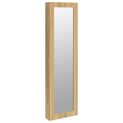 Sieradenkast met spiegel wandgemonteerd 30x8,5x106 cm
