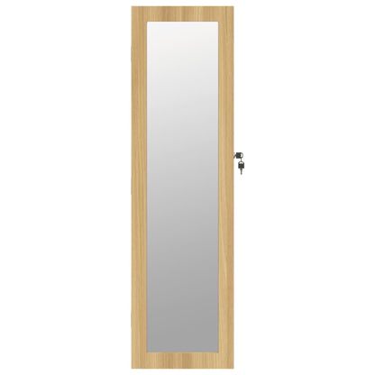 Sieradenkast met spiegel wandgemonteerd 30x8,5x106 cm
