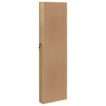 Sieradenkast met spiegel wandgemonteerd 30x8,5x106 cm