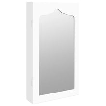 Sieradenkast Met Spiegel Wandgemonteerd 37,5X10X67 Cm Wit