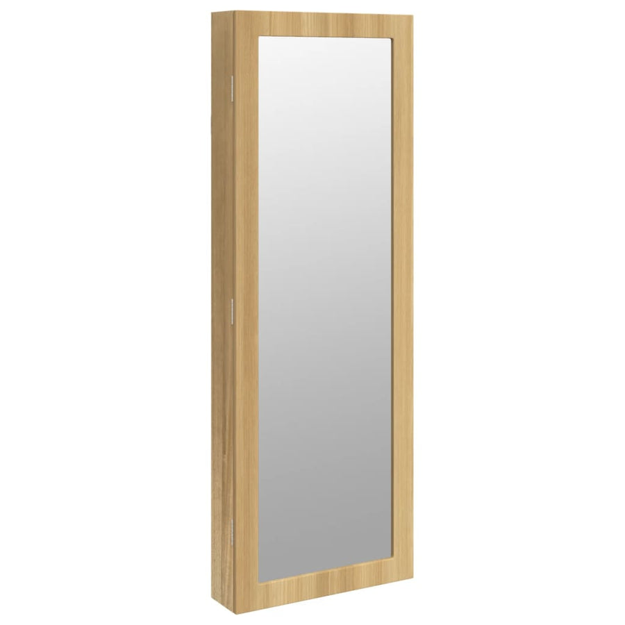 Sieradenkast Met Spiegel En Led Wandgemonteerd