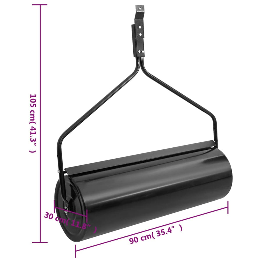 Gazonroller 63 L Ijzer Zwart