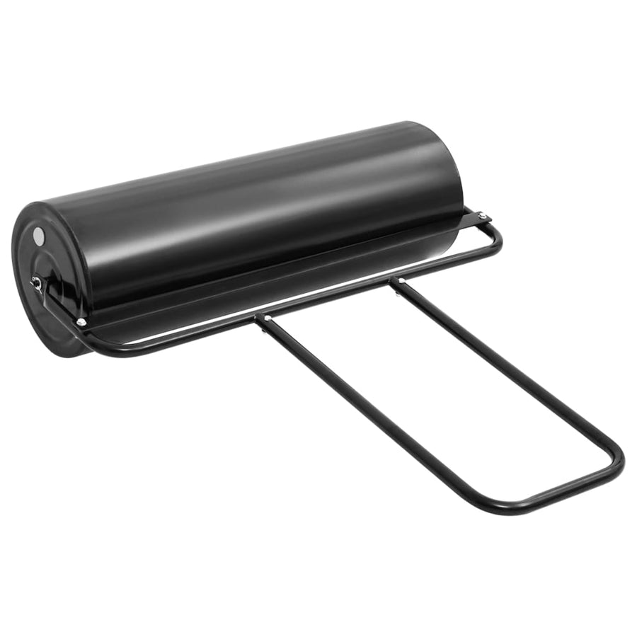 Gazonroller 63 L Ijzer En Staal Zwart Ø 30 x 90 cm Met handvat