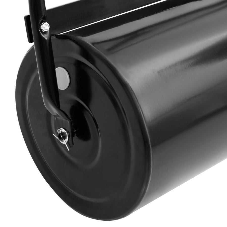 Gazonroller 63 L Ijzer En Staal Zwart Ø 30 x 90 cm Met handvat