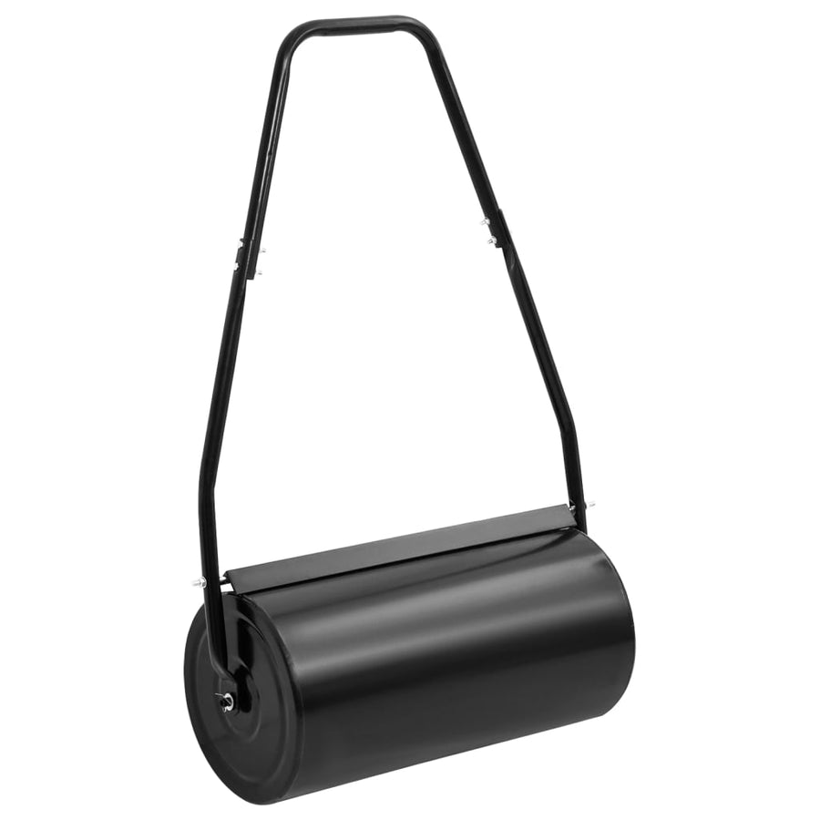 Gazonroller Met Handvat 42 L Ijzer En Staal Zwart