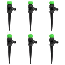 Sproeiers 6 St 3X6X19,5 Cm Abs En Pp Groen En Zwart
