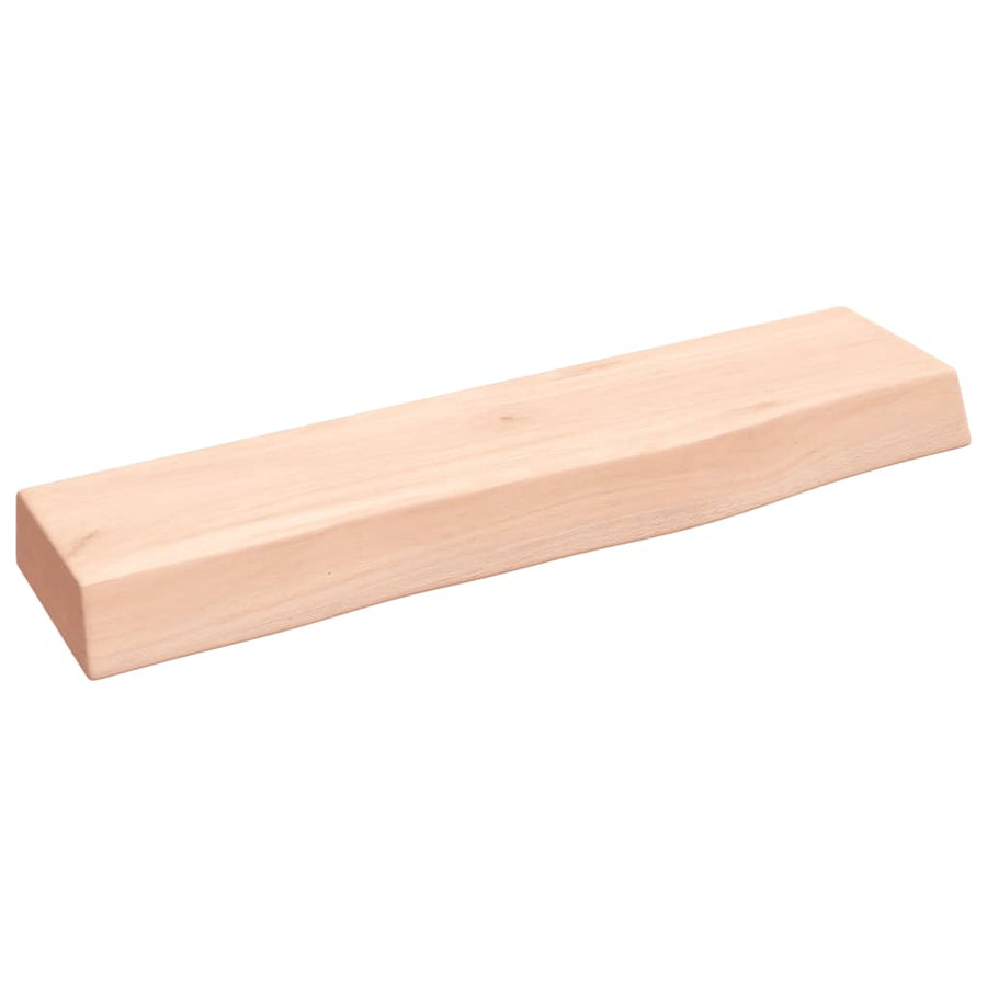 Wandschap 40x10x4 cm onbehandeld massief eikenhout 40 x 10 x 4 cm