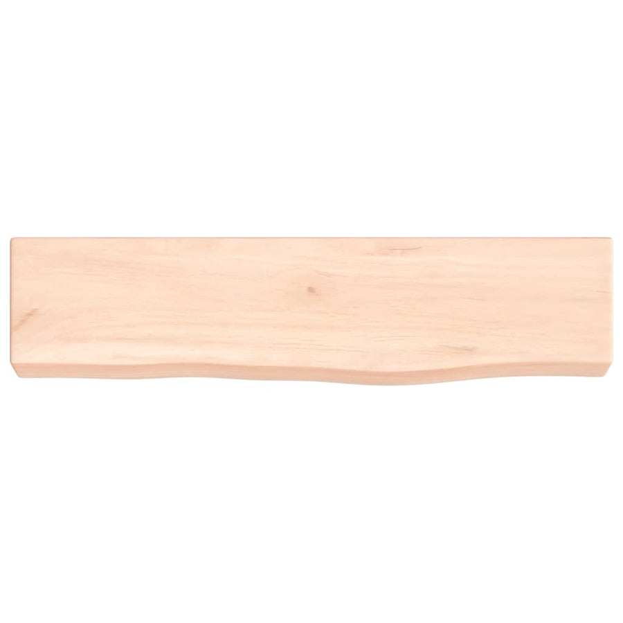 Wandschap 40x10x4 cm onbehandeld massief eikenhout 40 x 10 x 4 cm