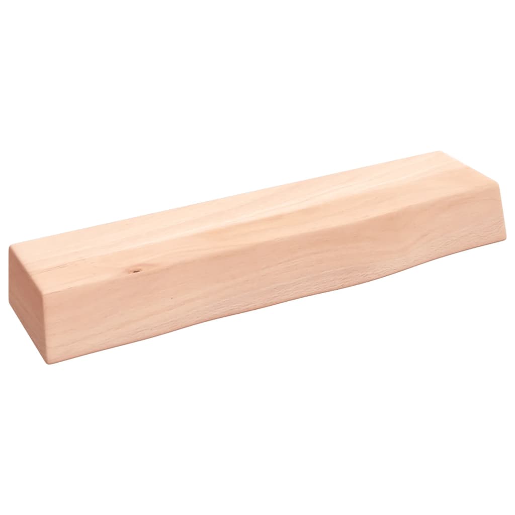 Wandschap 40x10x6 cm onbehandeld massief eikenhout 40 x 10 x 6 cm