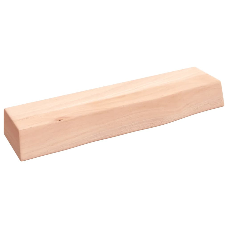Wandschap 40x10x6 cm onbehandeld massief eikenhout 40 x 10 x 6 cm