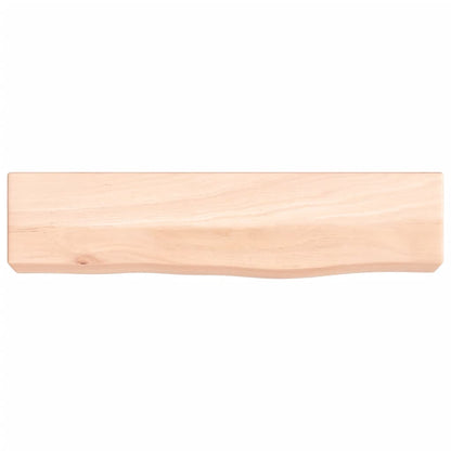 Wandschap 40x10x6 cm onbehandeld massief eikenhout 40 x 10 x 6 cm