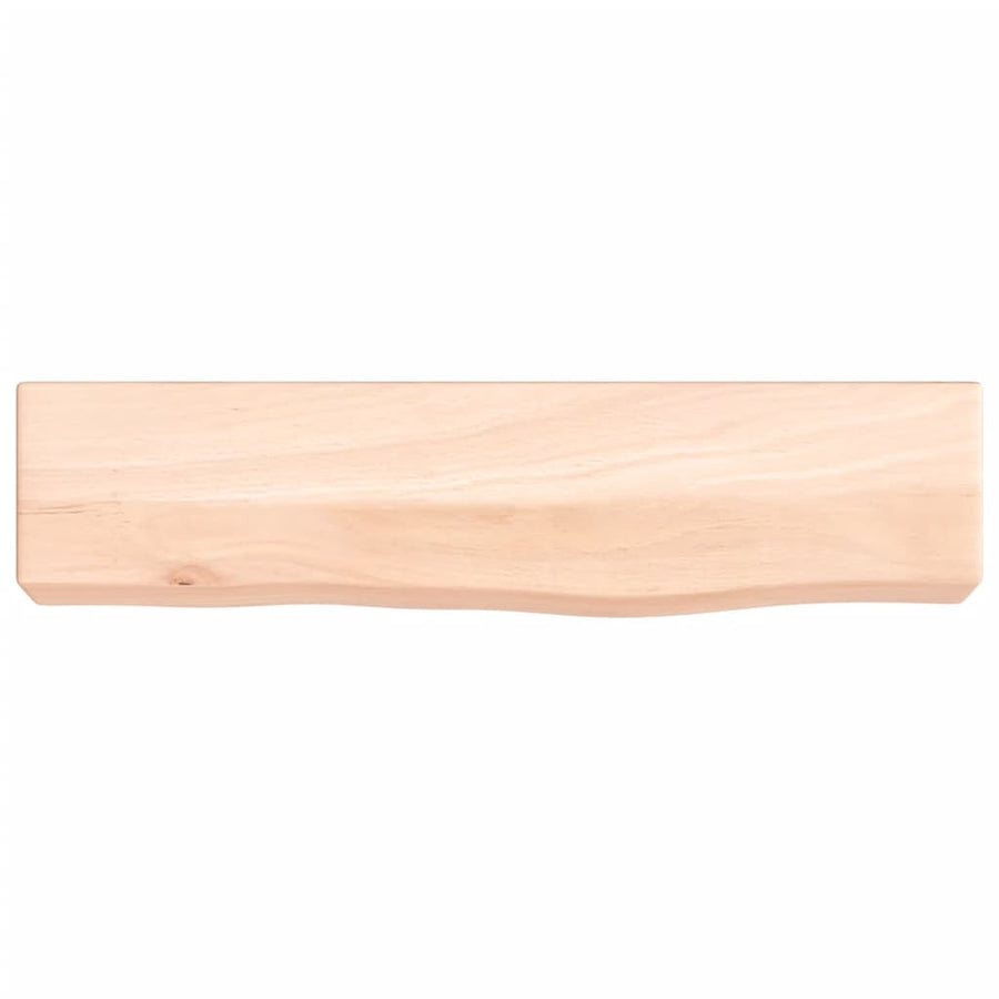 Wandschap 40x10x6 cm onbehandeld massief eikenhout 40 x 10 x 6 cm