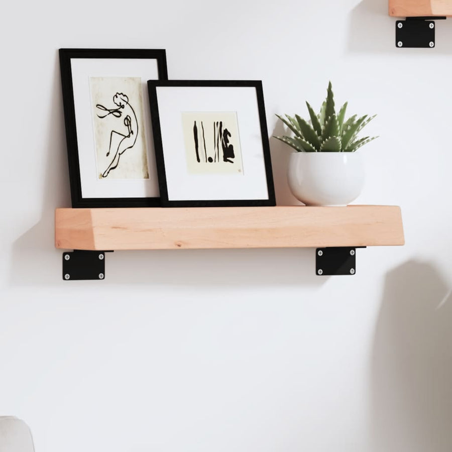 Wandschap 40x10x6 cm onbehandeld massief eikenhout 40 x 10 x 6 cm
