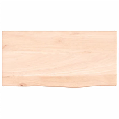 Wandschap 40x20x6 cm onbehandeld massief eikenhout 40 x 20 x 6 cm