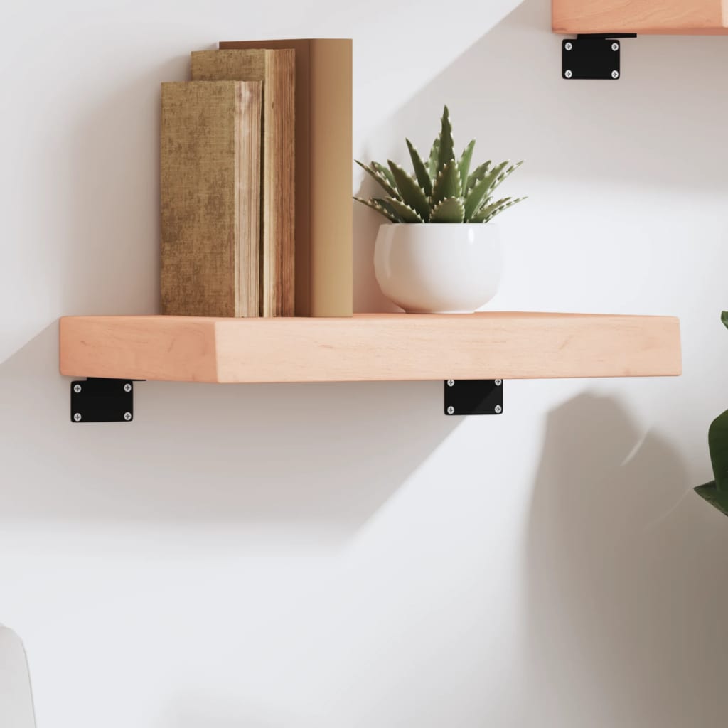 Wandschap 40x20x6 cm onbehandeld massief eikenhout 40 x 20 x 6 cm