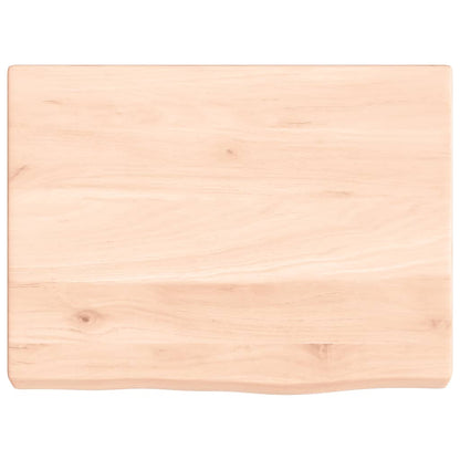 Wandschap 40x30x(2-4) cm onbehandeld massief eikenhout 40 x 30 x 4 cm