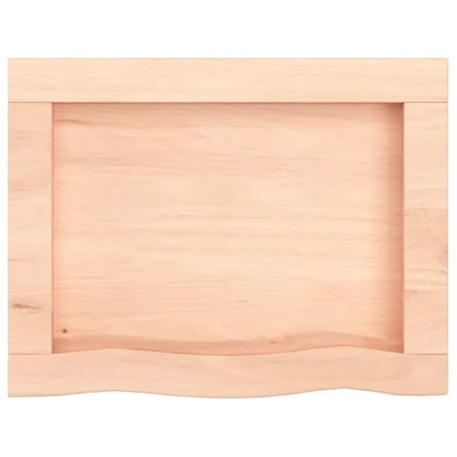 Wandschap 40x30x(2-4) cm onbehandeld massief eikenhout 40 x 30 x 4 cm