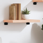 Wall shelf 40x30x(2-4) cm untreated solid oak