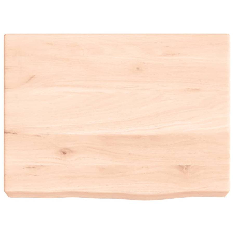 Wandschap 40x30x(2-6) cm onbehandeld massief eikenhout 40 x 30 x 6 cm