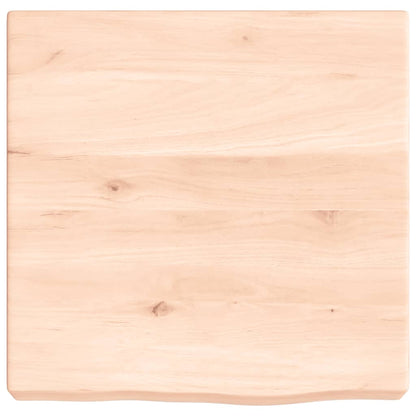 Wandschap 40x40x(2-6) cm onbehandeld massief eikenhout 40 x 40 x 6 cm