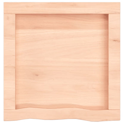 Wandschap 40x40x(2-6) cm onbehandeld massief eikenhout 40 x 40 x 6 cm
