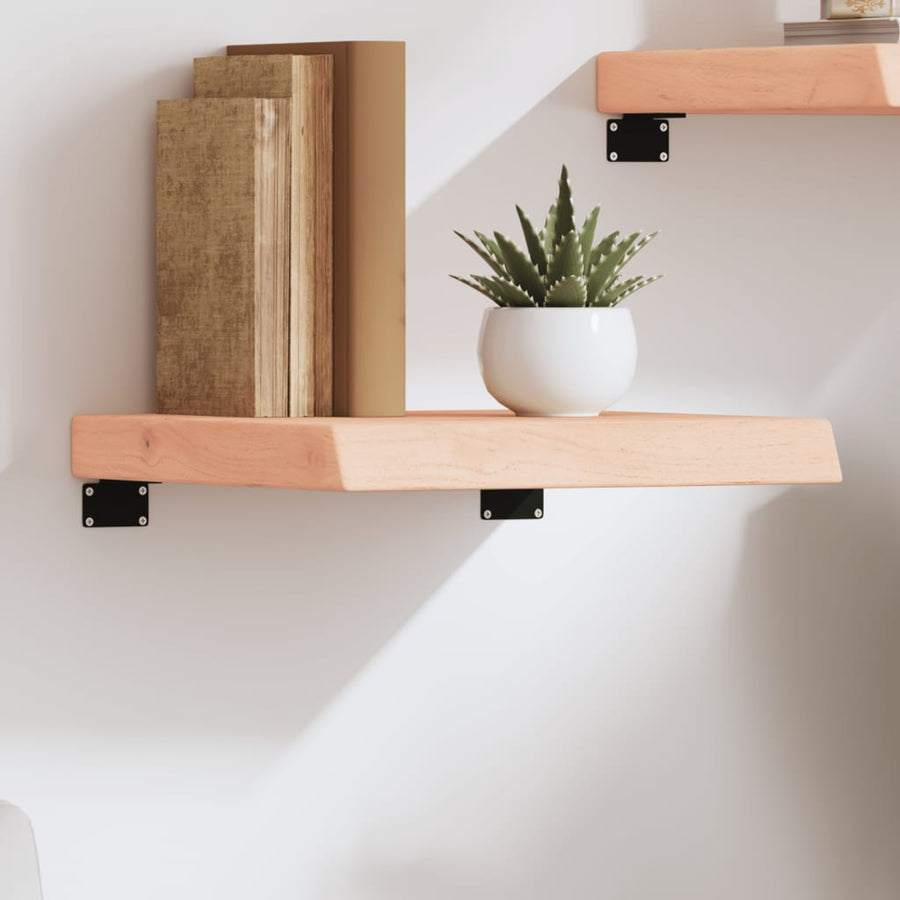 Wandschap 40x40x(2-6) cm onbehandeld massief eikenhout 40 x 40 x 6 cm