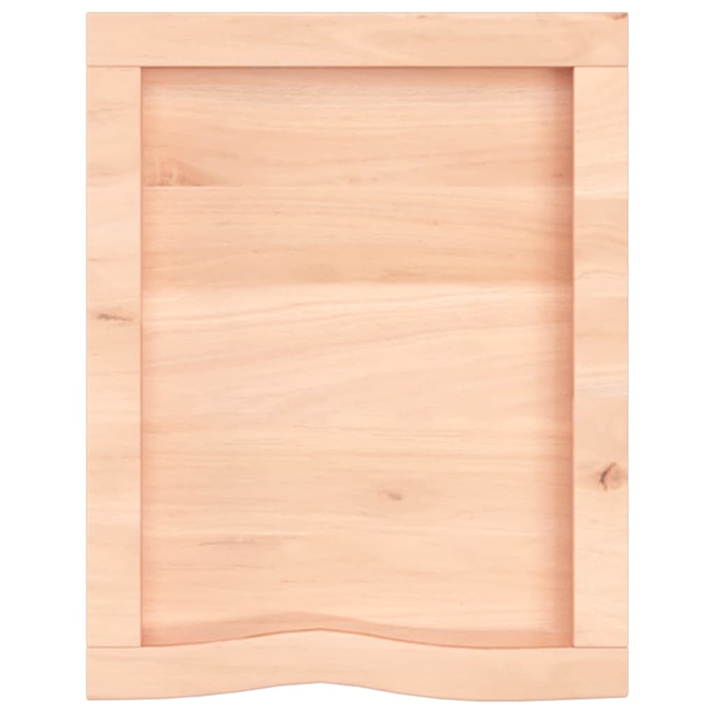 Wandschap 40x50x(2-4) cm onbehandeld massief eikenhout 40 x 50 x 4 cm