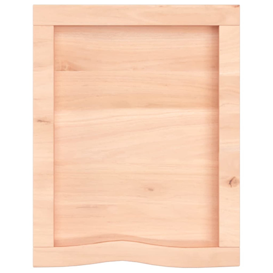 Wandschap 40x50x(2-4) cm onbehandeld massief eikenhout 40 x 50 x 4 cm
