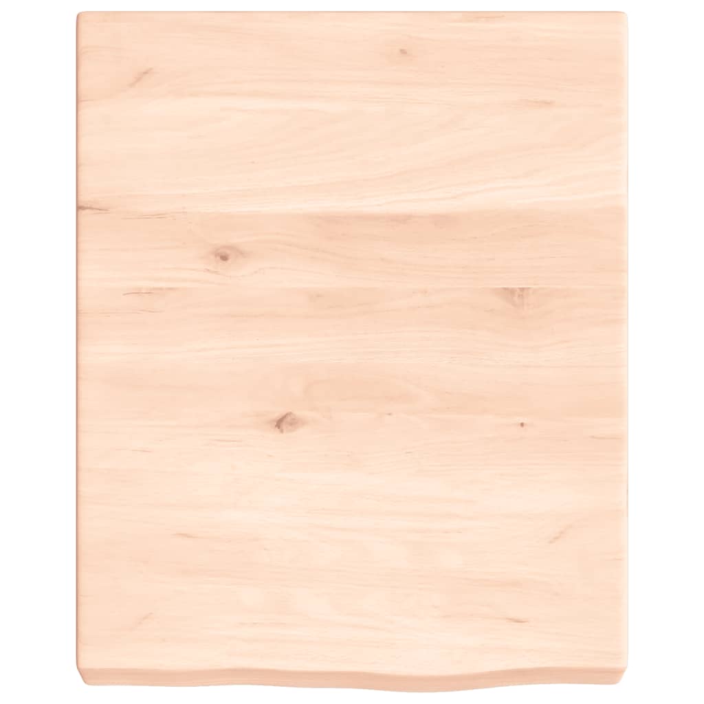 Wandschap 40x50x(2-6) cm onbehandeld massief eikenhout 40 x 50 x 6 cm