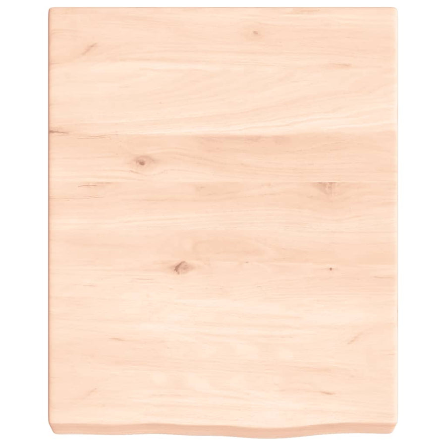 Wandschap 40x50x(2-6) cm onbehandeld massief eikenhout 40 x 50 x 6 cm