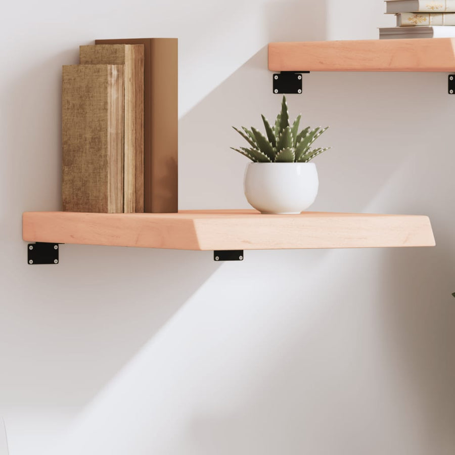 Wandschap 40x50x(2-6) cm onbehandeld massief eikenhout 40 x 50 x 6 cm
