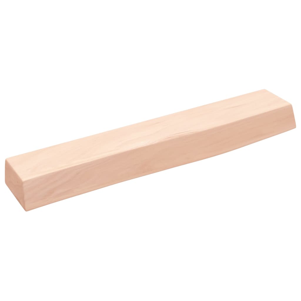 Wandschap 60x10x6 cm onbehandeld massief eikenhout 60 x 10 x 6 cm