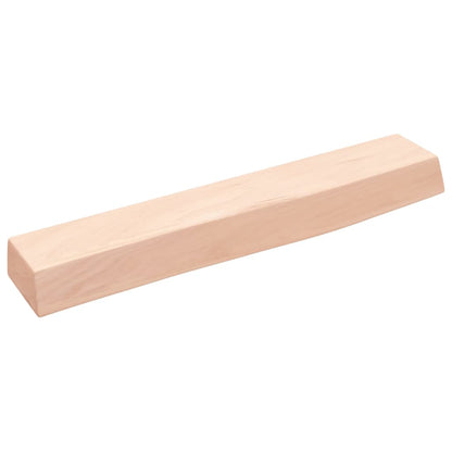 Wandschap 60x10x6 cm onbehandeld massief eikenhout 60 x 10 x 6 cm