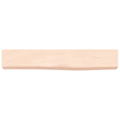 Wandschap 60x10x6 cm onbehandeld massief eikenhout 60 x 10 x 6 cm