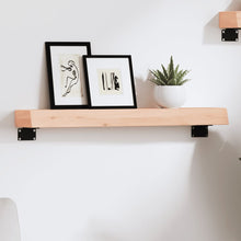 Wandschap 60x10x6 cm onbehandeld massief eikenhout 60 x 10 x 6 cm