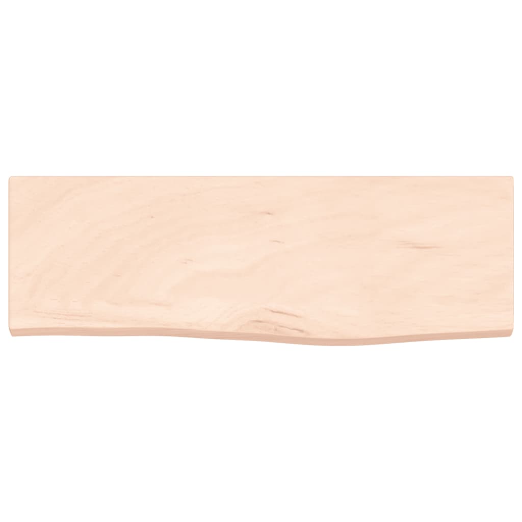 Wandschap 60X20X2 Cm Onbehandeld Massief Eikenhout