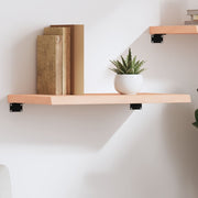Wandschap 60x30 cm massief eikenhout onbehandeld