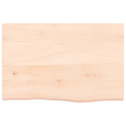 Wandschap 60x40x2 cm onbehandeld massief eikenhout 60 x 40 x 2 cm