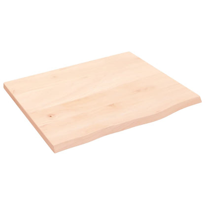 Wandschap 60x50x2 cm onbehandeld massief eikenhout 60 x 50 x 2 cm