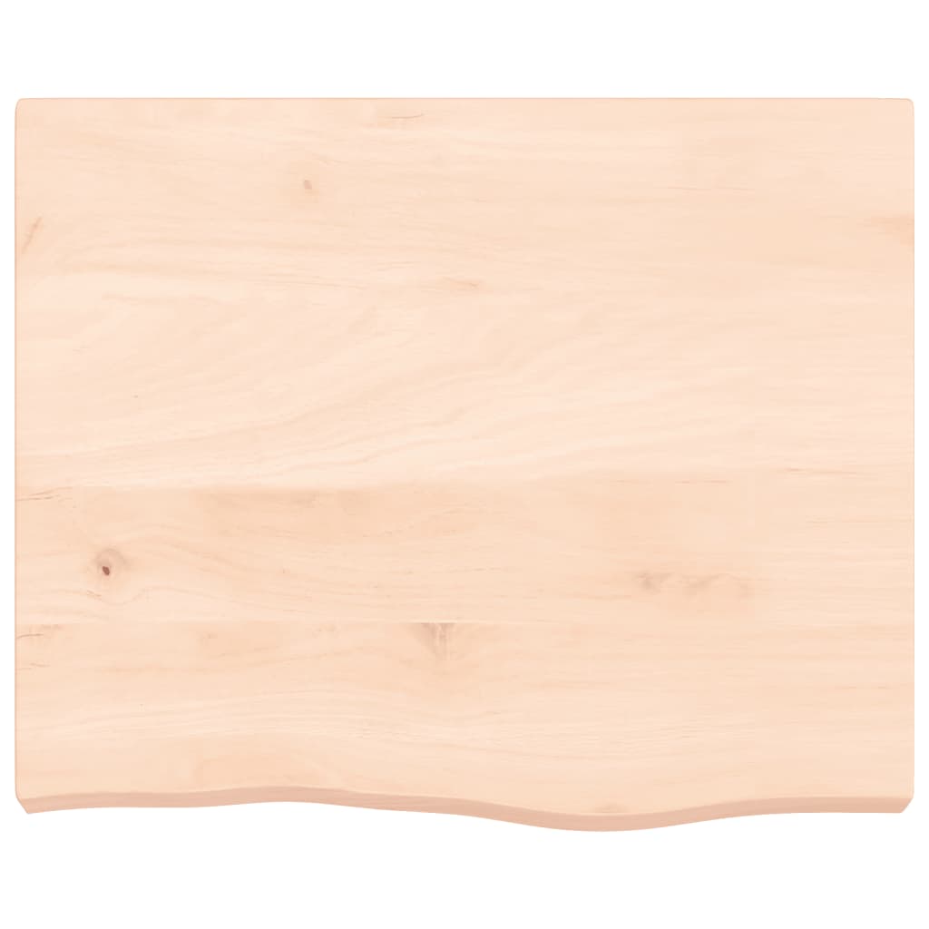 Wandschap 60x50x(2-6) cm onbehandeld massief eikenhout 60 x 50 x 6 cm