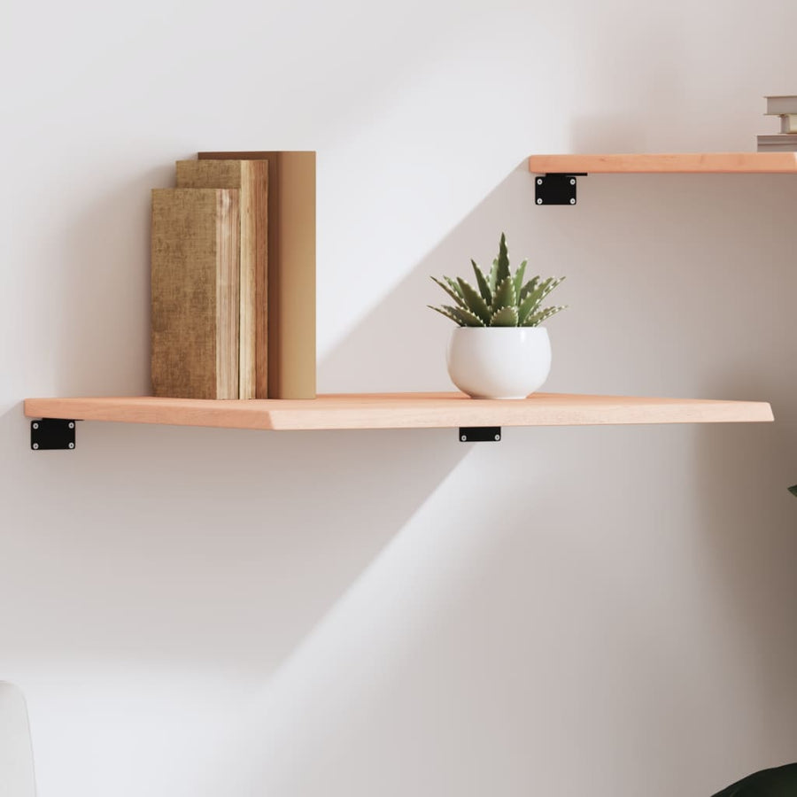 Wandschap 60x60x2 cm onbehandeld massief eikenhout 60 x 60 x 2 cm