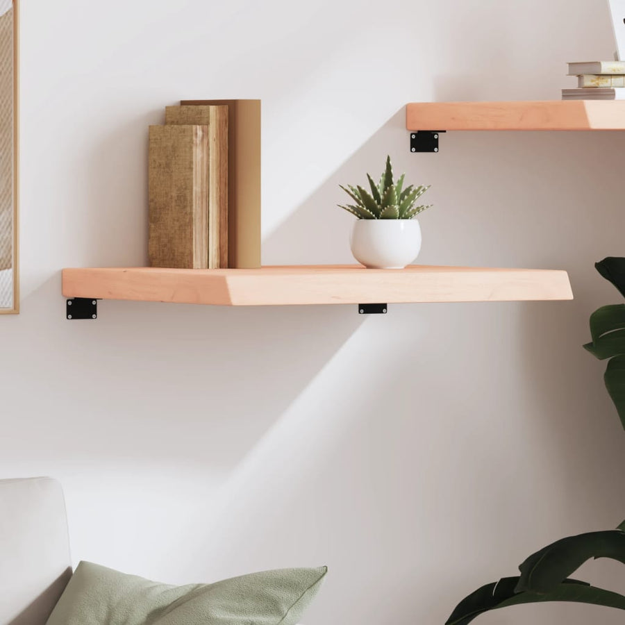 Wandschap 60x60x(2-6) cm onbehandeld massief eikenhout 60 x 60 x 6 cm
